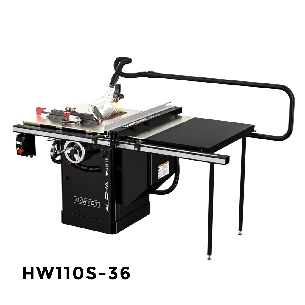 Haiwei HW110S-30 heavy-duty table saw woodworking training equipment